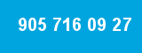 905 716 09 27